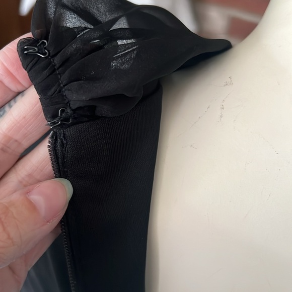 Vintage polyester pu$$y bow chiffon blouse “Ms.Sugar” brand - Picture 4 of 5